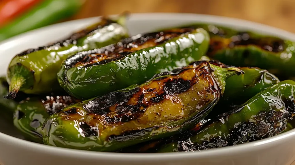 Fresh serrano pepper close up.